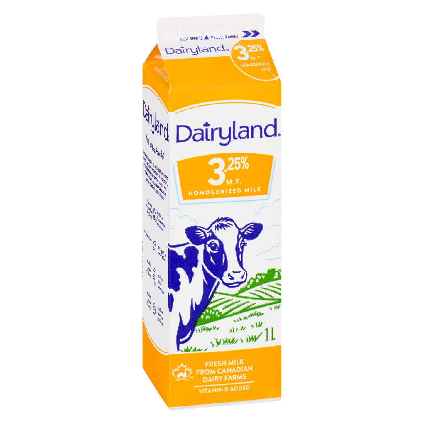 Dairyland 3.25% Regular Milk, 1L