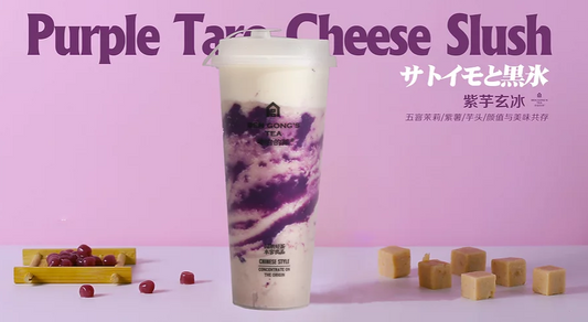 Fresh Taro Cheese Slush