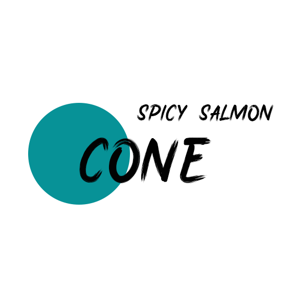 F01. Spicy Salmon Cone