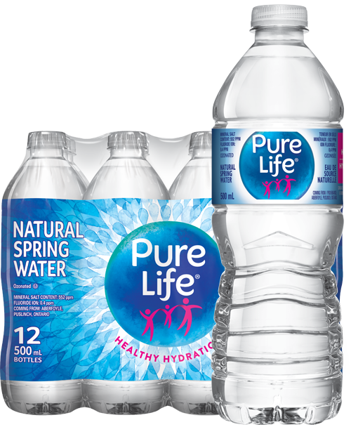 Pure Life Natural Spring Water 12 x 500ml