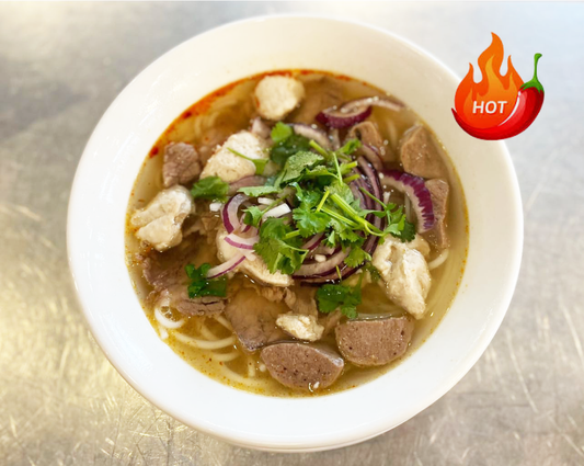 S1. Spicy Vietnamese Beef Noodle Soup (Vegan Available)